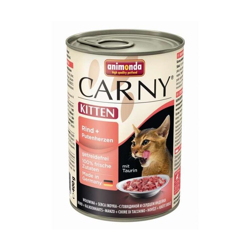 Animonda Cat Dose Carny Kitten Rind & Putenherzen 400 g