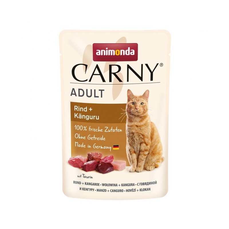 Animonda Carny PB Adult Rind + Känguru 85g