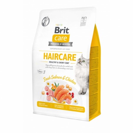 Brit Care Cat Grain-Free - Haircare - Healthy & Shiny Coat 2kg
