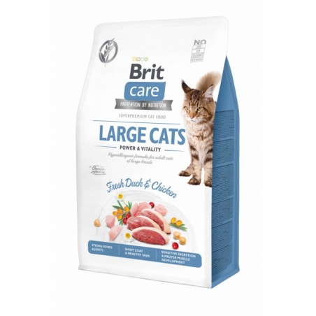 Brit Care Cat Grain-Free - Large cats - Power & Vitality 2kg
