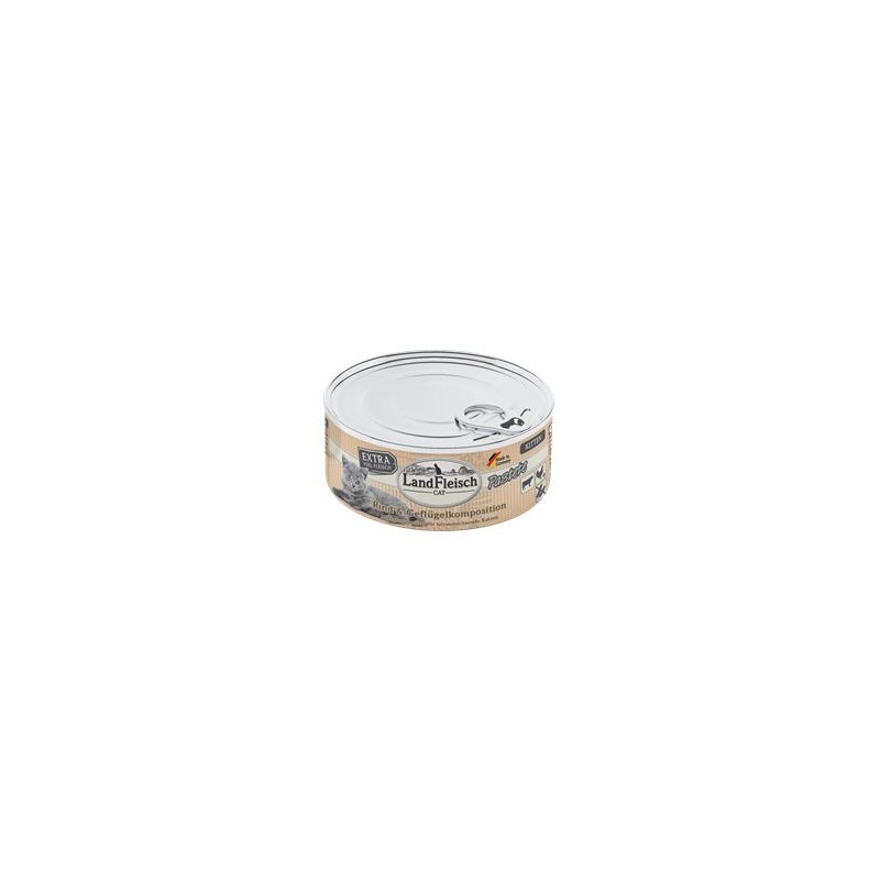 Landfleisch Cat Kitten Pastete Rind & Geflügelkomposition 100 g