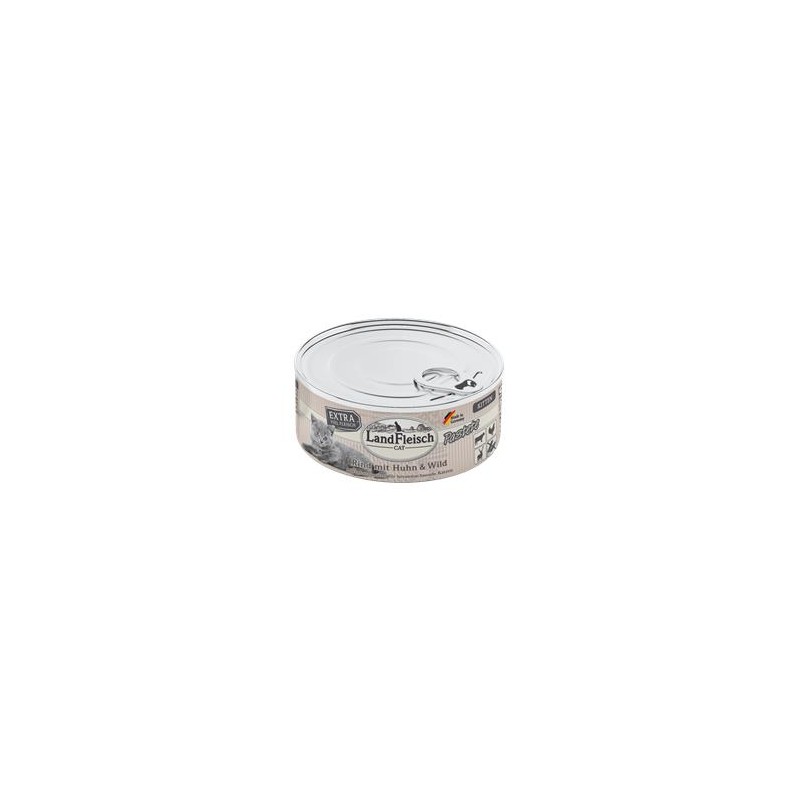 Landfleisch Cat Kitten Pastete Rind, Huhn & Wild 100 g